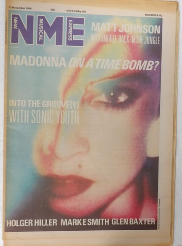 Nme december 1986 madonna - december,